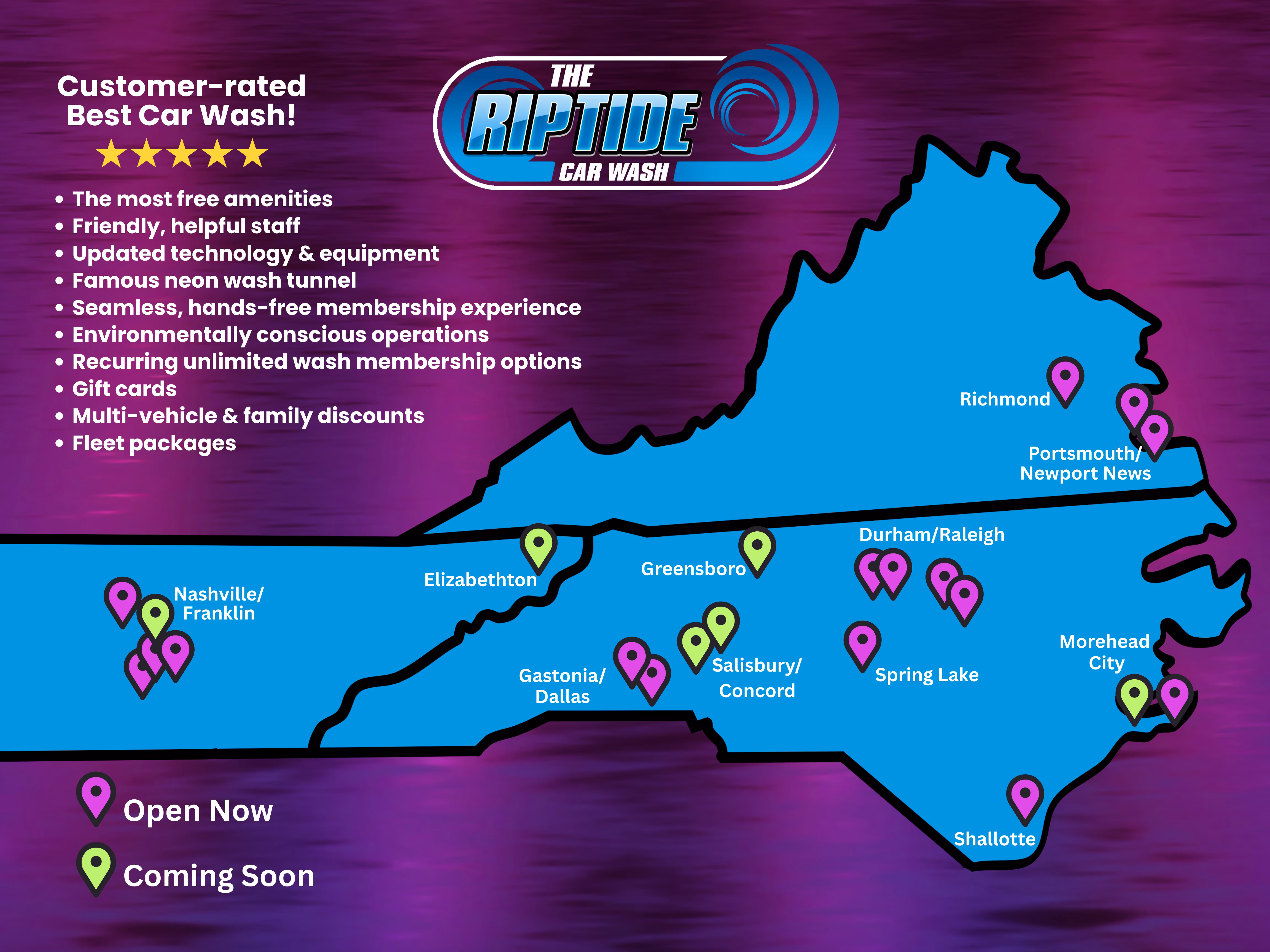 RipTide Car Wash Locations RipTide Car Wash Locations
